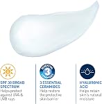 CeraVe Ultra-light Face Moisturizer with SPF 30. Hyaluronic Acid face sunscreen lotion for Men & Women, Normal to Oily & sensitive skin. Fragrance-Free, Oil-Free, Non-Comedogenic, Travel Size 52 ML
