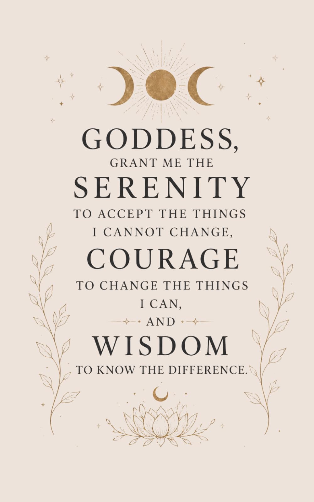 The Goddess Serenity Journal