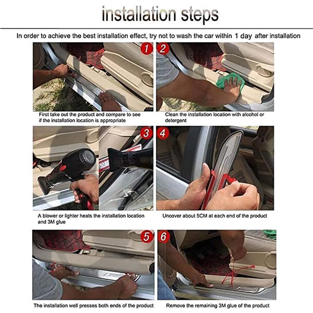 Protecteur De Seuil De Porte De Voiture Protecteur De Pare-chocs Film D'enveloppe De Voiture En