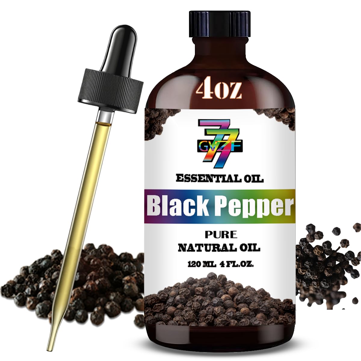 GV77ZF Aromatherapy Fragrance Oil 4 fl oz (120 ml) - for diffusers, humidifiers, DIY Candles, soap, and Cleaning Products, Home, Office, Yoga, and