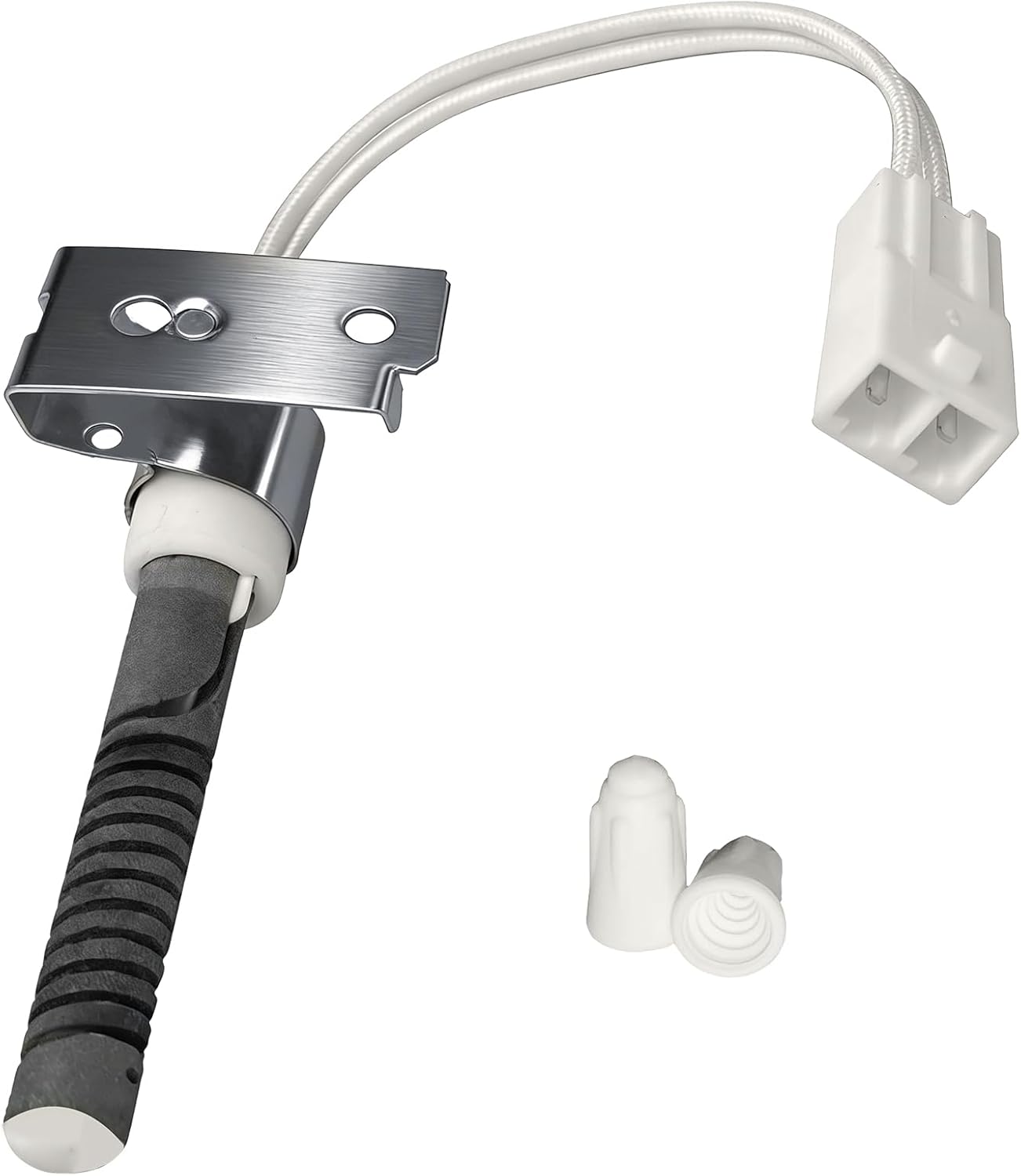 5318EL3001A Dryer Igniter Replacement Compatible with L-G,G-E,Kenmore Gas Dryers,Replaces 5318EL3001B,5318EL9001A,MEQ61841001,1266860,AP4439620,PS/EA3527801,DE/SDE365,AH3527801 (Round Style Igniter)