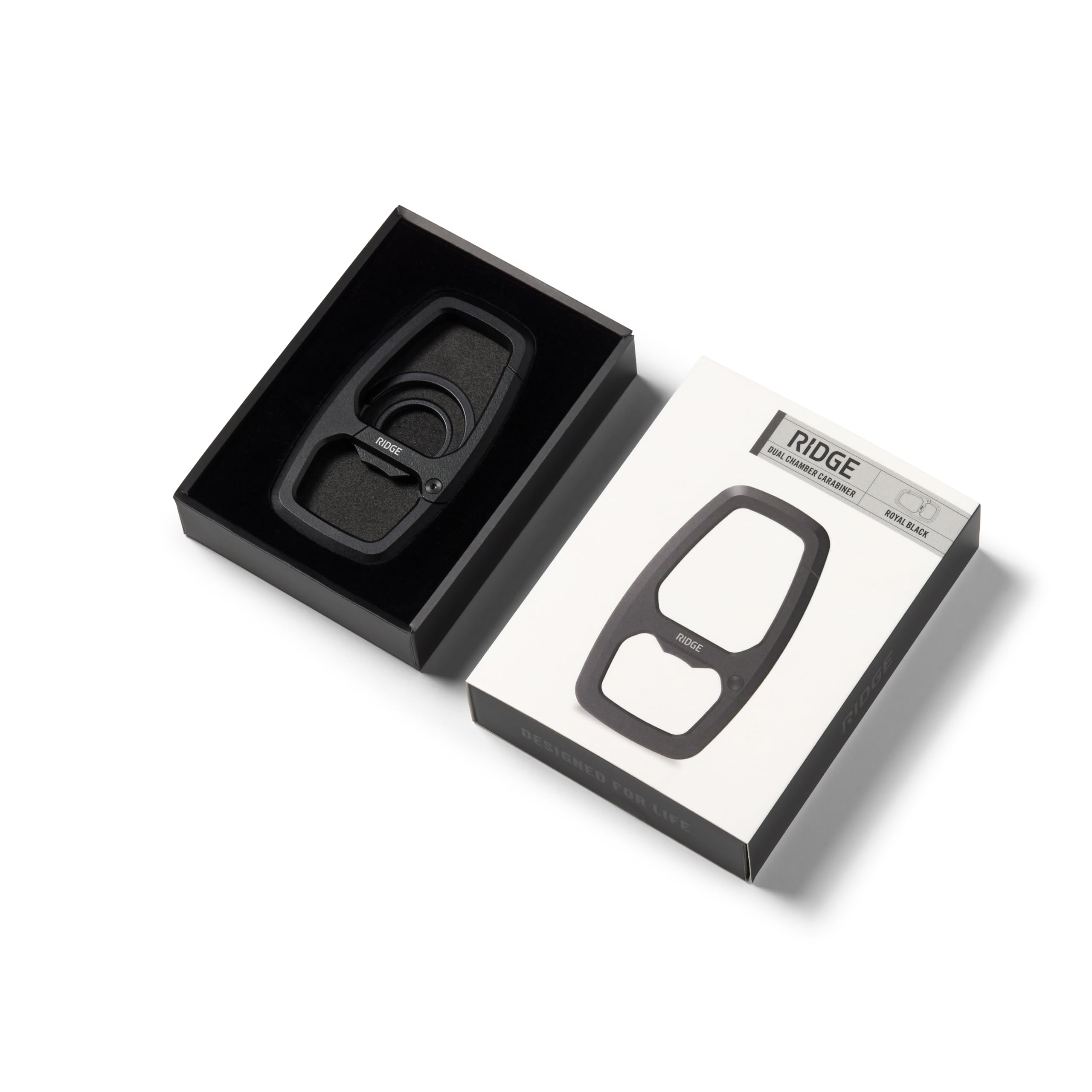 Dual Chamber Carabiner - Royal Black