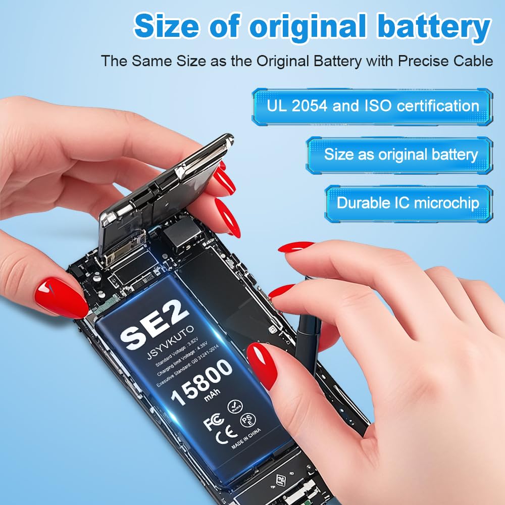 Amazon.com: JSYVKUTO 15800mAh Battery for iPhone SE2(SE 2020