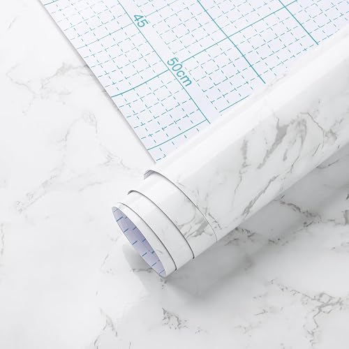 Timeet Marble Peel and Stick Wallpaper Countertop Contact Paper Removable Self A