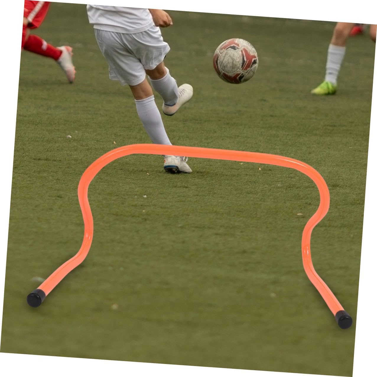 POPETPOP 4pcs Agility Speed Hurdles 15cm Plastic Training Equipment for Soccer Football Track Practice