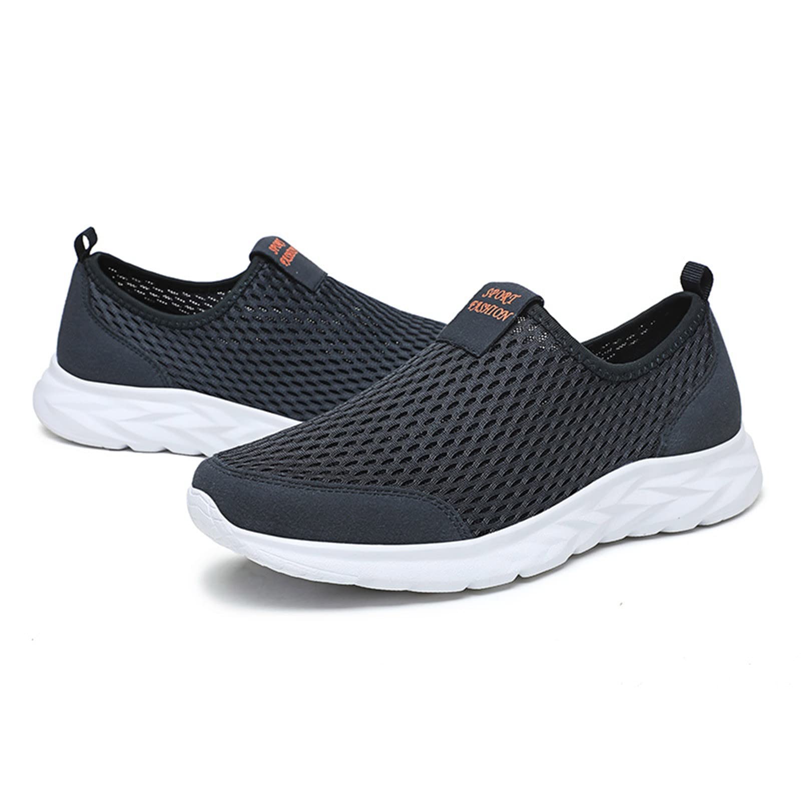 Scarpe casual senza lacci, traspiranti, scarpe estive in rete, comode scarpe da corsa, antiscivolo, per attività all'aria aperta, casual, da trekking, sportive, da jogging