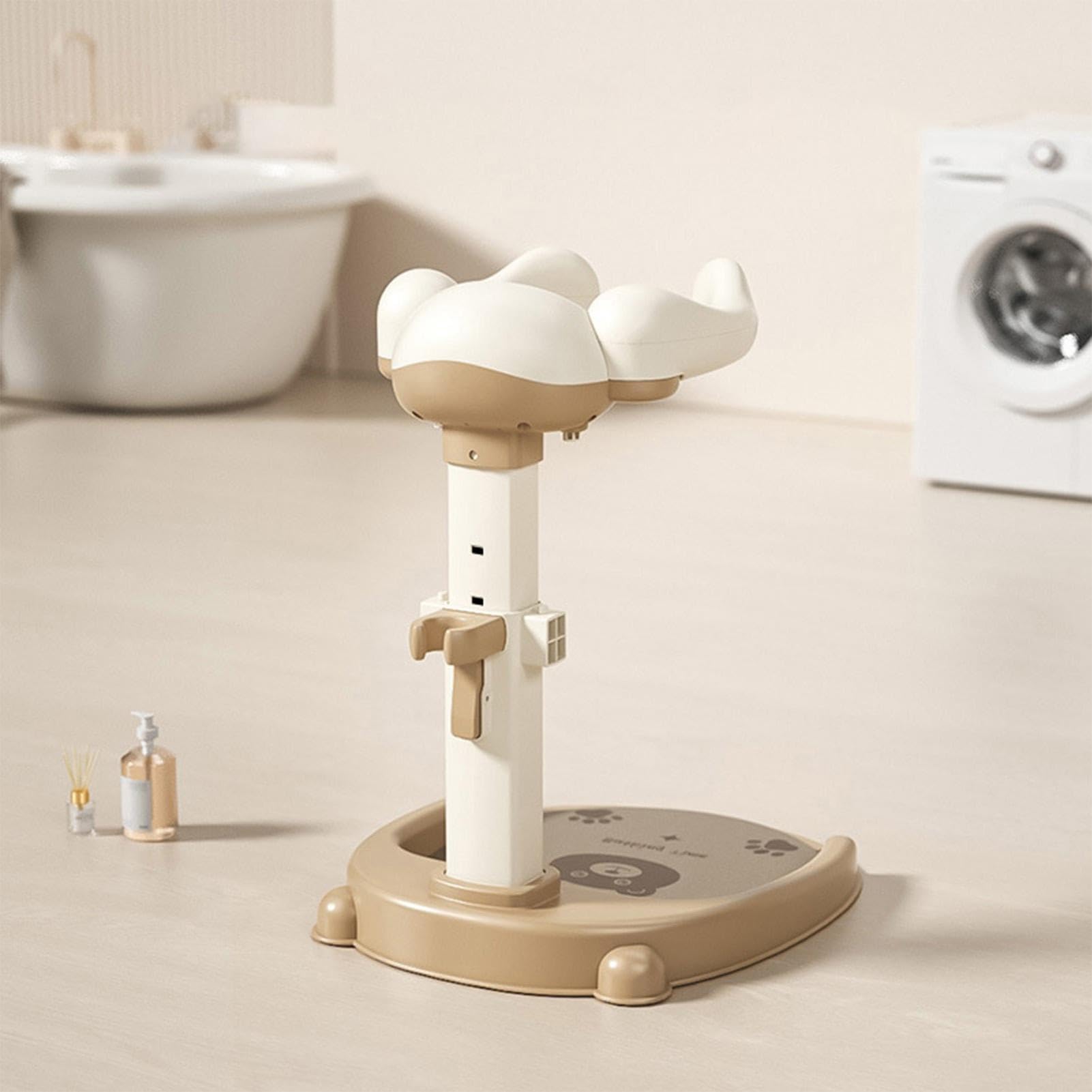 Support de Bain Debout Enfant Support Réglable | Douche de Bain en Position Debout Anti-dérapante pour Enfant pour appartement hôtel maison filles et garçons