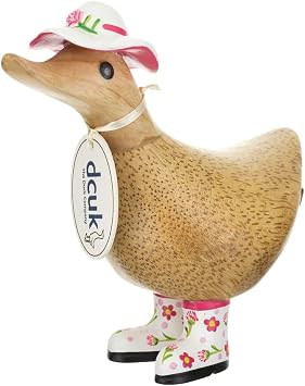 DCUK Carnation Design Wooden Ducky