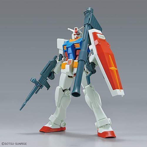 Miniatura 2 de Bandai Hobby - Mobile Suit Gundam - 1144 RX-78-2 Gundam (juego completo de armas), kit de modelo de grado básico de Bandai Spirits