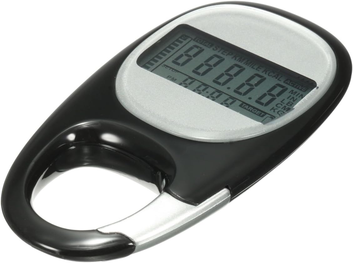 YingYing Fitness Sport Keychain Sensor Run Step Pedometer Carabiner Walking Motion Calorie LCD Display Counter Tracker
