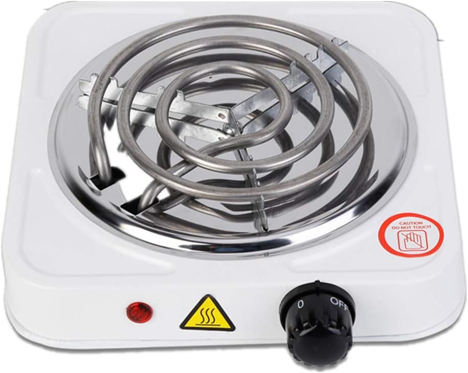 KitaBulb Coal Burner Electric Charcoal Starter Coconut Shells Lighter - 1000W White Used for Water Pipe, Hookah, Shisha