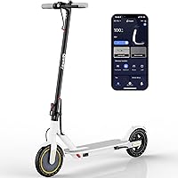 Vista 11 de 10/8.5" E Scooter for Adults 19 MPH Sport Escooter 350W Motor, Electric Scooter 15-22 Miles Range, Bearing 265 LBS/APP Control