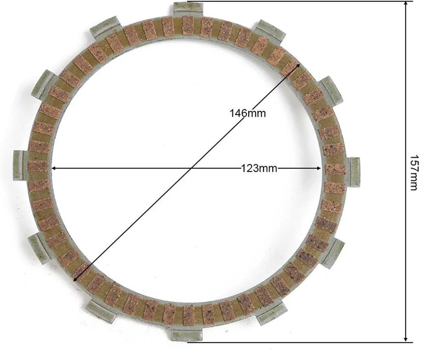 Clutch Discs Plate Motorcycle Friction Clutch Plate Set For Suzuki RMZ450 RM-Z 450 2005 2006 2007 2008 2009 2010 2011 2012 2013 2014 2015 2016 2017