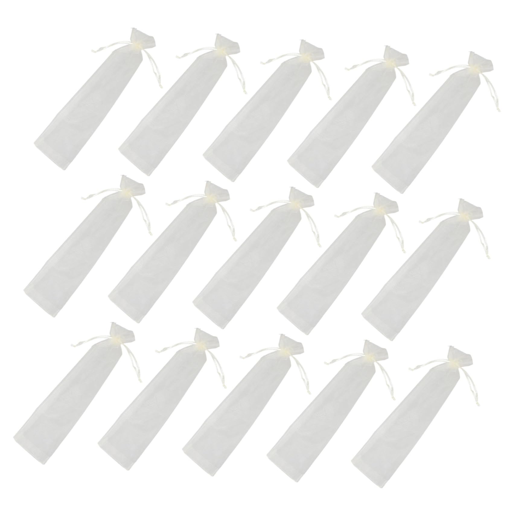 GLEAVI 250pièces Pochettes à Bijoux Organza à Cordon De Serrage Réutilisables Pour Mariages Anniversaires Et Légers Et Pratiques Pour Bijoux Bonbons Et Plus