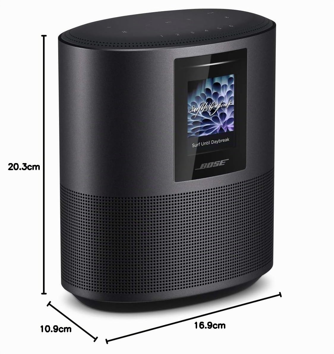 Bose Home - Altoparlante 500 con Alexa integrato, colore: nero - 20,3 x 10,9 x 16,9 cm