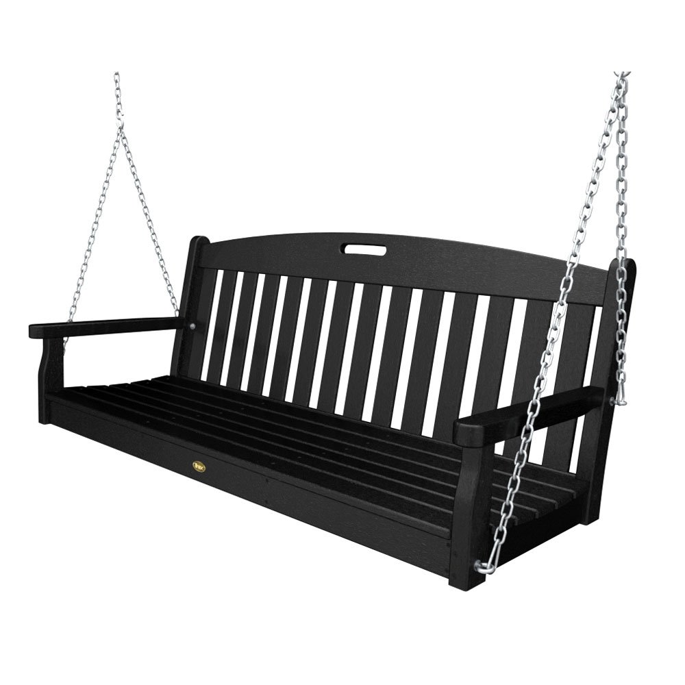 Amazon.com : Trex Outdoor Furniture Yacht Club Swing, Charcoal