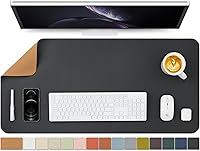 Vista 76 de Tapete de escritorio de corcho, tapete de escritorio pequeño de doble cara para oficina y hogar, organización de escritorio y accesorios, ideal