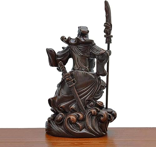 Miniatura 2 de CHUNCIN - Estatua de Guan Gong Guan Yu, Dios de la Fortuna China, Fengshui, decoración de figuras decorativas de riqueza y buena suerte, regalos de