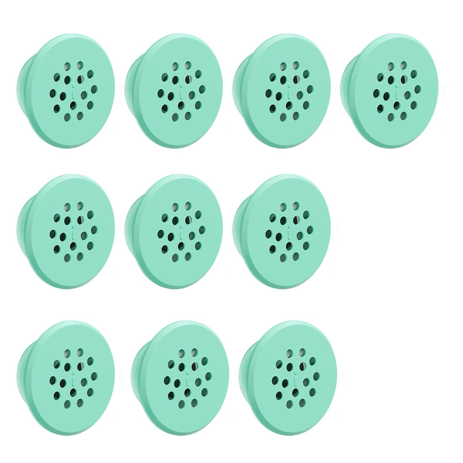 Of 10 Decorative Overflows Hole Cover Sink Stoppers Stylish Appearance Enhancing Bathroom Aesthetics for Sink Plugs