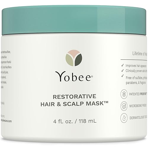 Miniatura 10 de Yobee Máscara calmante ultra suave para el cuero cabelludo, tratamiento del cuero cabelludo seco, mascarilla para el cabello segura para la piel
