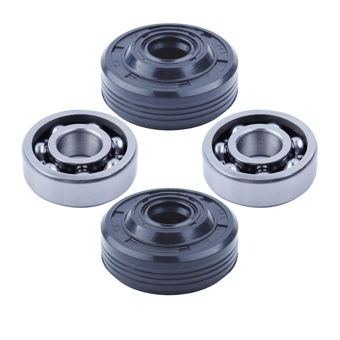 Juego de retenes de Aceite for cojinetes de cigüeñal Compatible con motosierras 136, 141 LE, 137, 142, 235 y 240 E. OEM 530056363