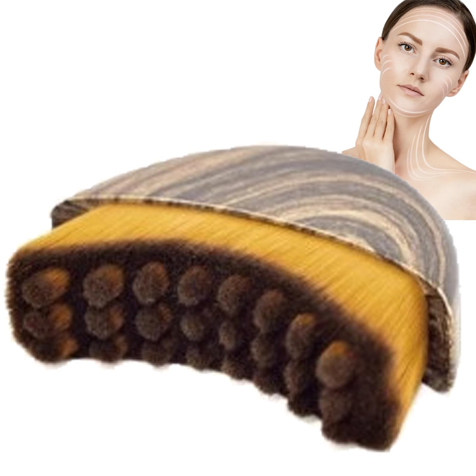 Lymphatic Contour Face Brush, Face Brush, Contour Brush Soft Bristle Face Massager For Daily Lymphatic Designed for The Face Gentle Enough for Daily Use-picture-34