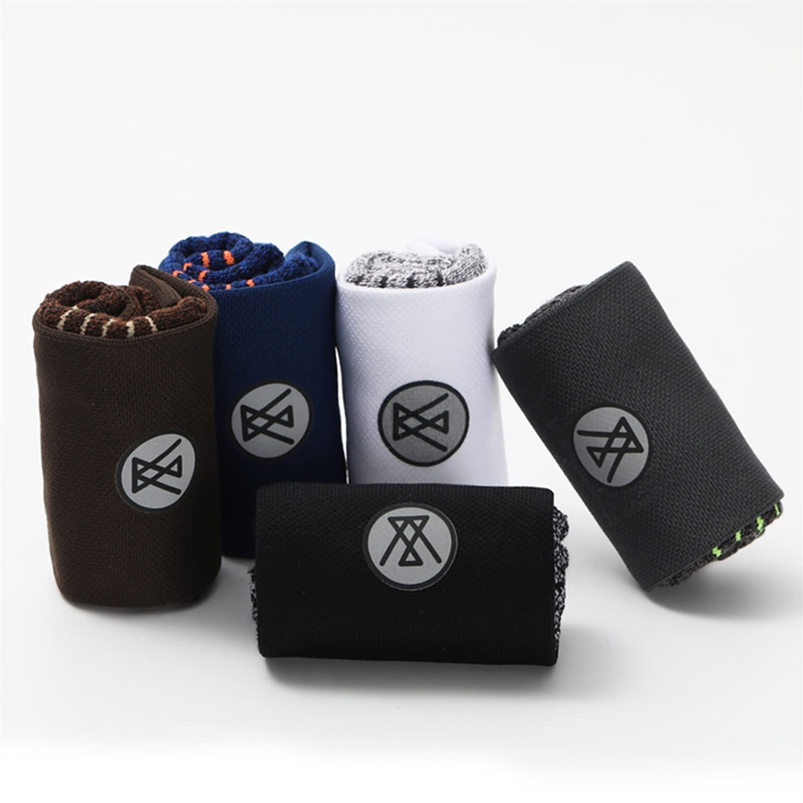 Calze da Basket da Uomo Calzini in Cotone Sport Sport Socks Pack Pack Esecuzione di Calzini da Ciclismo Nero Traspirante Uomo Traspirante