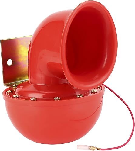 Miniatura 1 de Yctze Bocina de aire de 300 dB, bocina de aire eléctrica universal roja de 12 V 84 W para vehículo todoterreno, camión, barco, ATV UTV