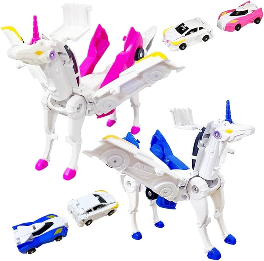 ユニコーン Amazon.co.jp: ユニコーン 車 合体 おもちゃ 変形ロボット 2