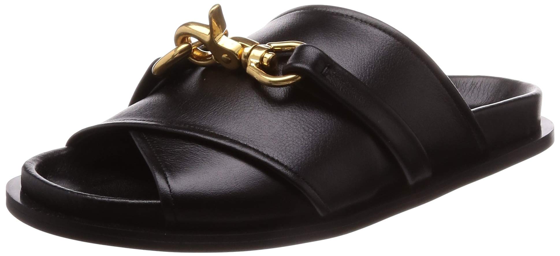 Amazon | [ピッピシック] Foot Bed Gold Motief Sandal