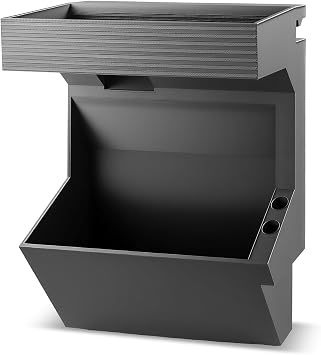 Center Console Tray Manager Storage Box Divider Compatible with Ford F-150 2017-2020, Armrest Hidden Storage Manager Accessories Lighting Pass-Through Design