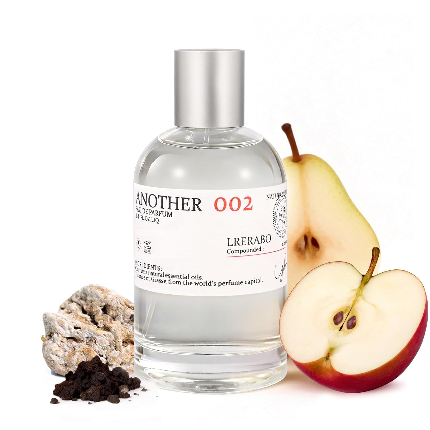 LRERABO Signature Edition No.002- ANOTHER 002 Oriental Woody Long-Lasting Unisex Fragrance - Ambergris, Musk, Cedar - Clean & Vegan, Cruelty Free 100 ml