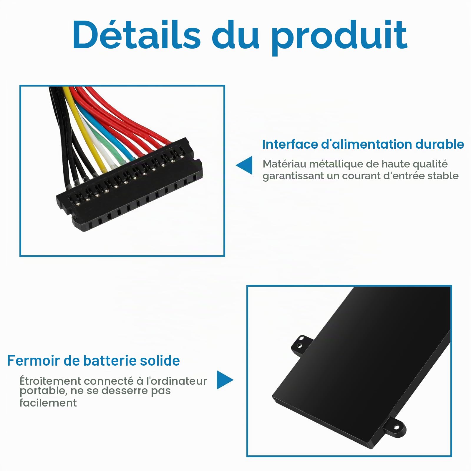 ASUNCELL 11.55V/57Wh L17C3PG2 Batterie d'ordinateur Portable pour Lenovo Legion Y530-15ICH Y540-15IRH Y545-PG0 Y730-15ICH Y740-15IRH Y740-15ICHG Y7000P Series, L17M3PG2 L17C3PG2