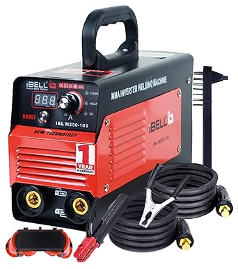iBELL Inverter ARC Welding Machine (IGBT) 250A with Hot Start,Anti-Stick,Arc Force,Power Boost Functions- 1 Year Warranty