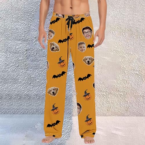 2025 Personalized Pajamas Pants For Men Custom Funny Pajama Pants Pajama Bottoms Sleepwear With Photo Face Text3
