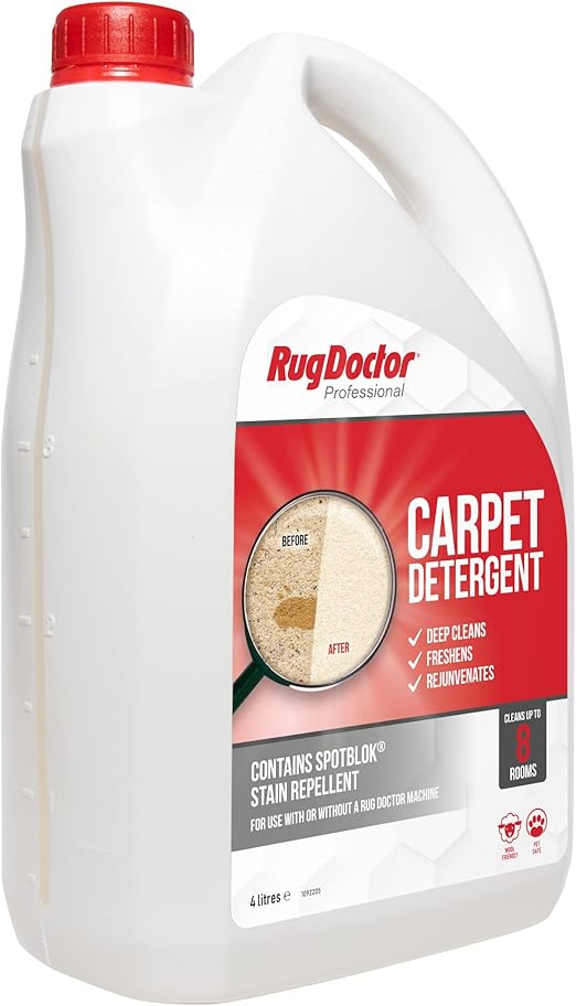 Rug Doctor Carpet Detergent with SpotBlok, 4 Litre Amazon.co.uk Grocery