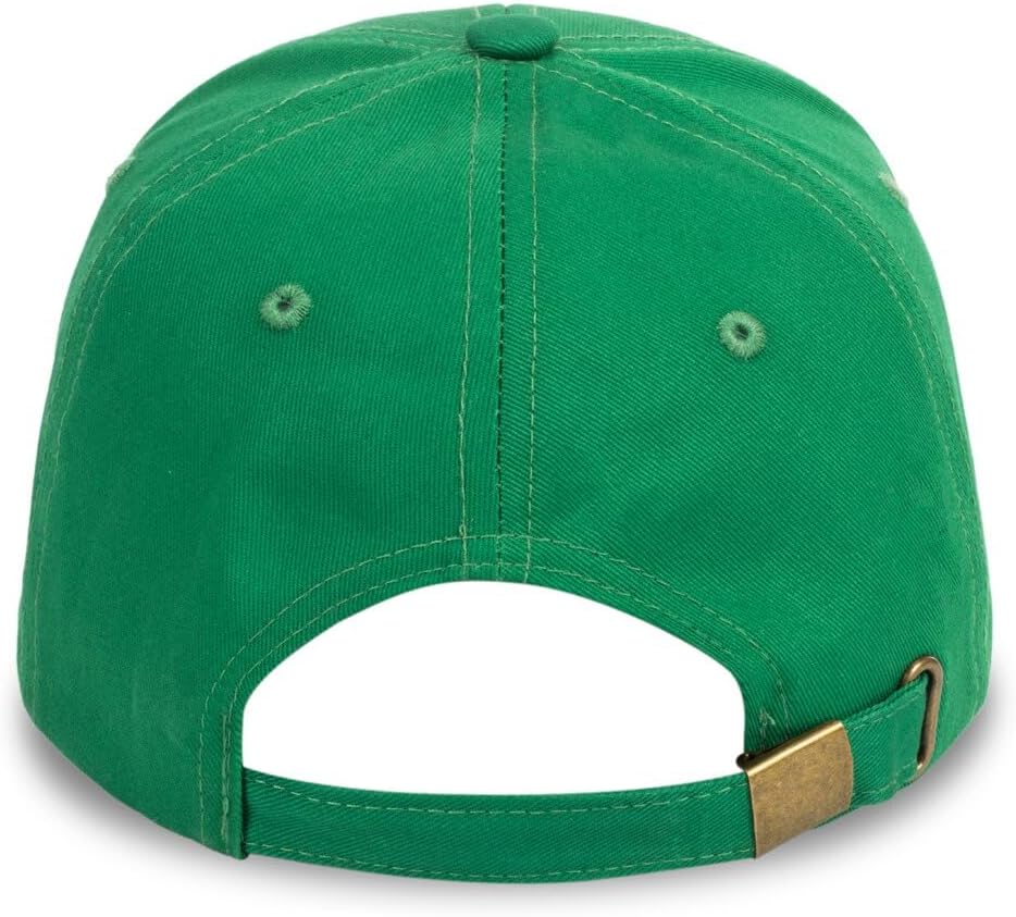 St. Patrick's Day Shamrocks Green Baseball Caps - Cotton Embroidery Lucky 3-Leaf-Clover Visor Dad Trucker Hats image 3
