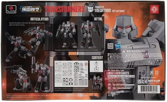 Flame Toys Transformers Megatron Fluffy Model Kit G1 Version