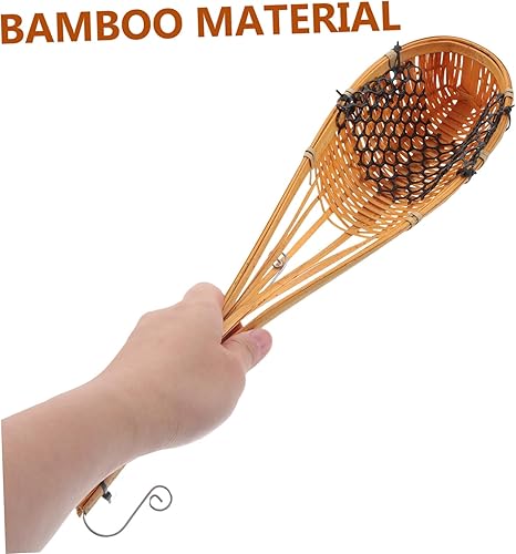 Miniatura 5 de Maceta colgante para interiores y interiores, maceta colgante de bambú, cestas tejidas colgantes, decoración al aire libre, macetas colgantes de