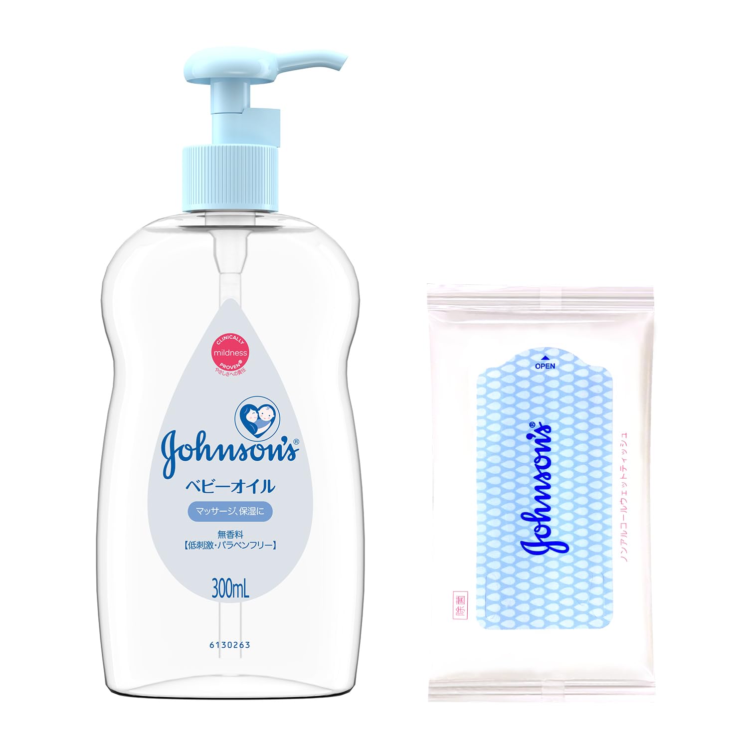 ジョンソンベビー ジョンソン ベビーオイル 無香料 300mL おまけ付き 赤ちゃん 保湿 低刺激 【Amazon.co.jp 限定】