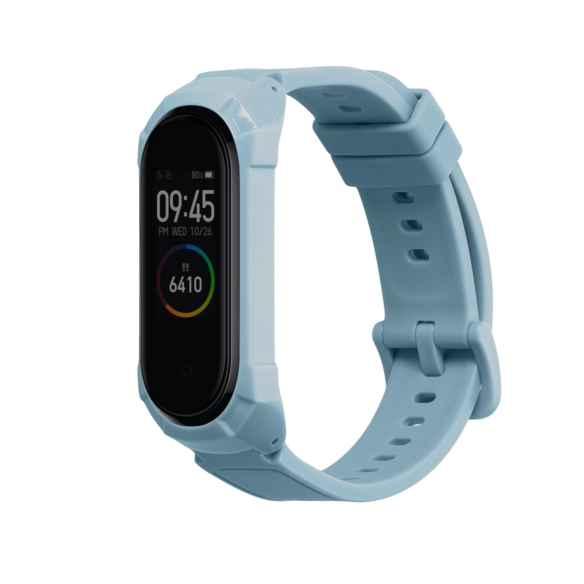 Kwmobile Sportarmband Für Xiaomi Mi Band 9/8/7 - TPU Silikon Mit Schutz Bumper