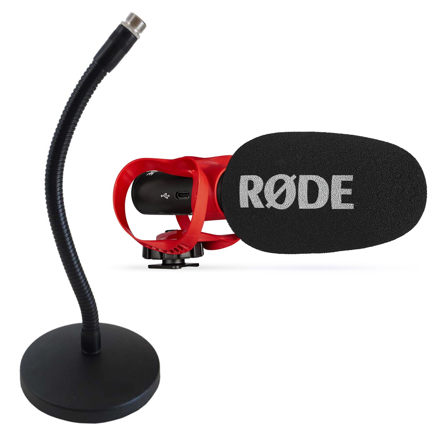 Rode Videomic Go II Helix - Micrófono direccional USB con trípode keepdrum
