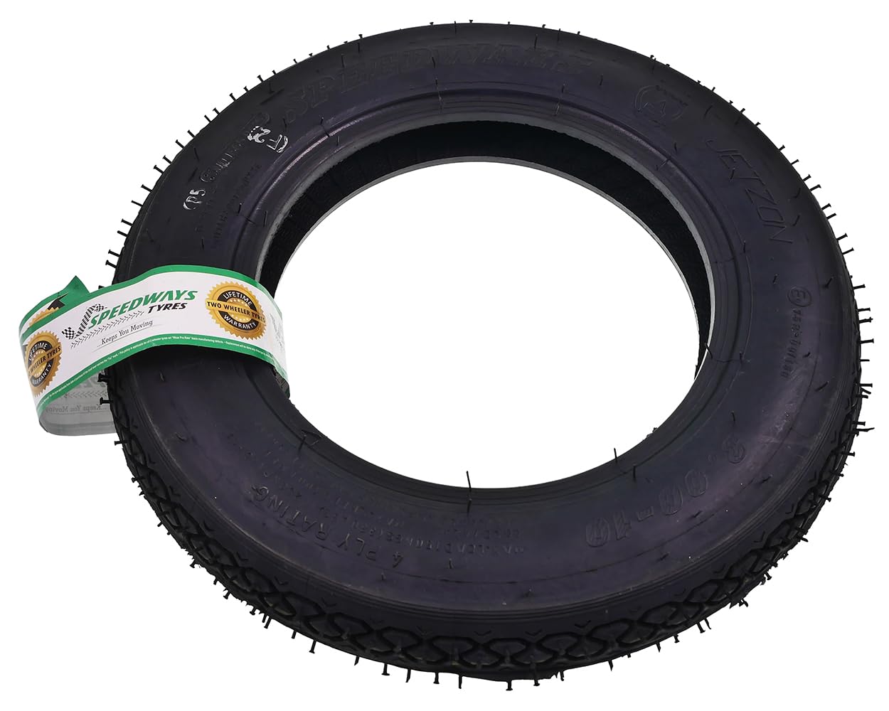 2EXTREME Speedways Reifen Set 3.00-10 42J TT inkl. Schläuche – kompatibel mit Vespa PK 50, Yamaha Jog R, Kymco Curio, Benzhou YY50QT-22, Flex-Tech Sprint 50 – Scooter Reifen 10 Zoll