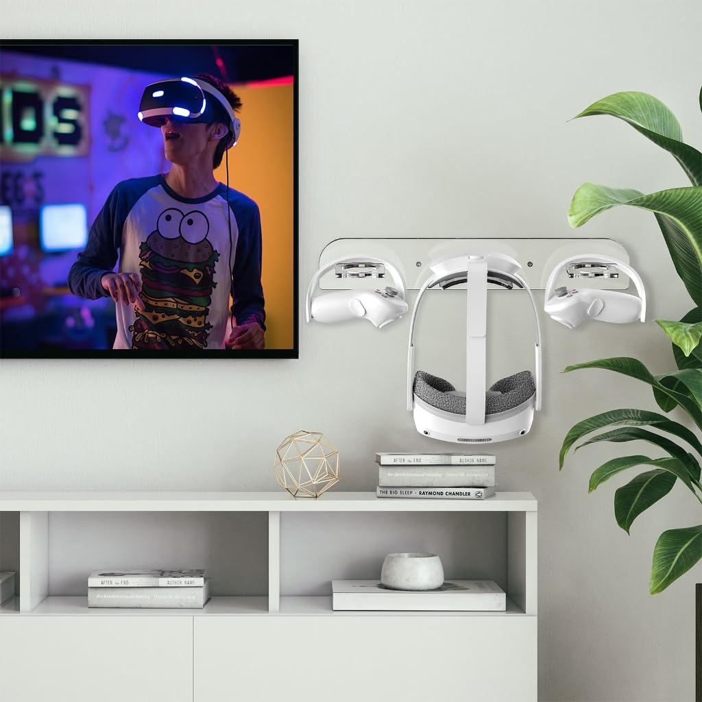 Uchwyt ścienny VR na 4 okulary VR akrylowy uchwyt ekspozycyjny