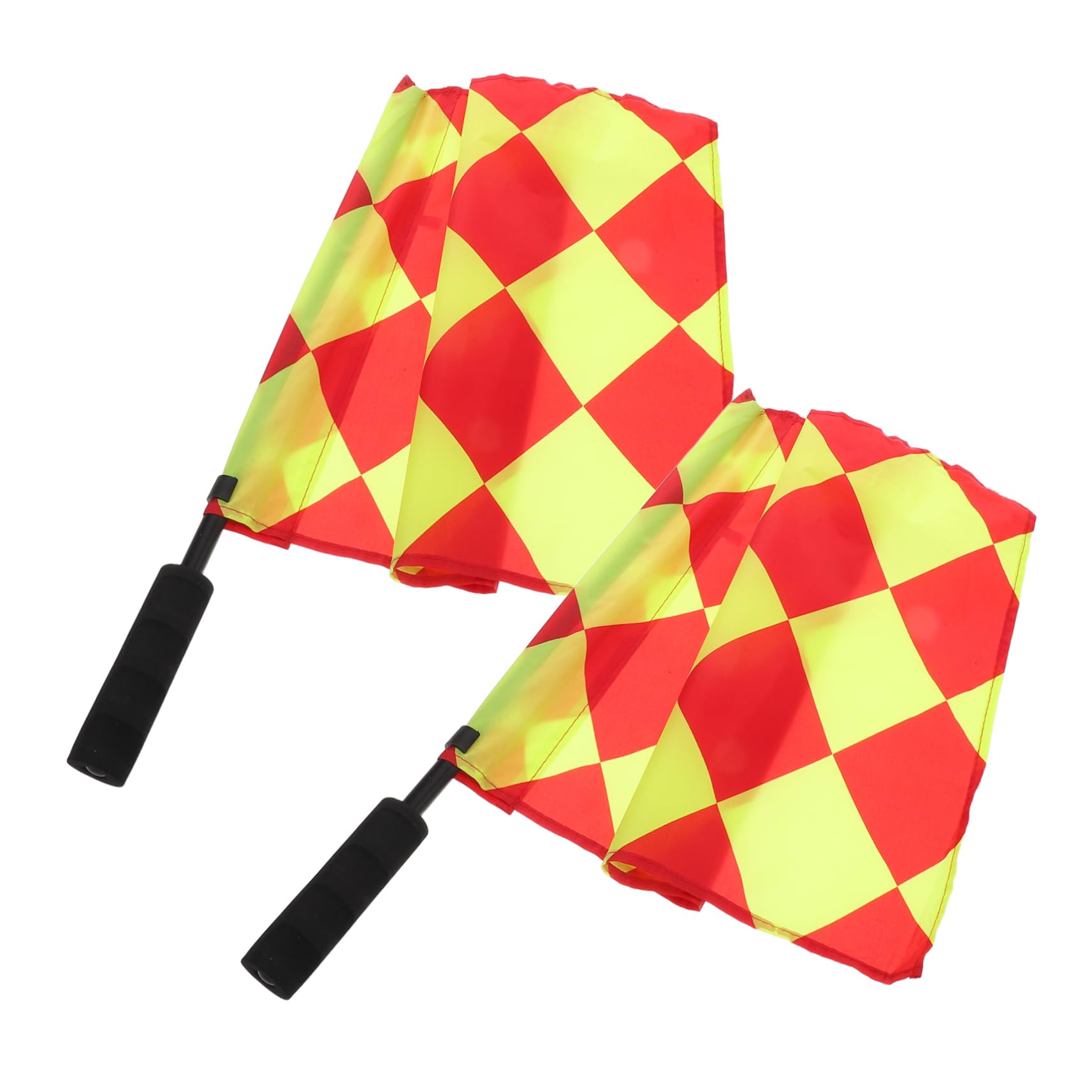 BCOATH Soccer Field Corner Flags Set of 2 Referee Penalty Flags Compact Design for Easy Transportation