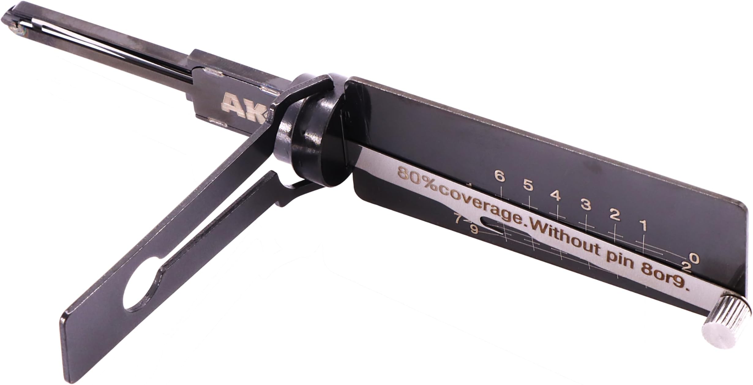 Lock Pick Locksmith Tool for Yale Locks, 2 in 1 Lock Picking and Decoder Tool, UK Door LockPick Kit (YALE-6-B)