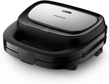Philips Sandwich Maker 5000 Series, 3 plate sets, paninis & waffles, 750W