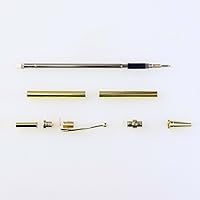 Vista 3 de Juego combinado de lápiz y lápiz de lujo, oro satinado, paquete de 10