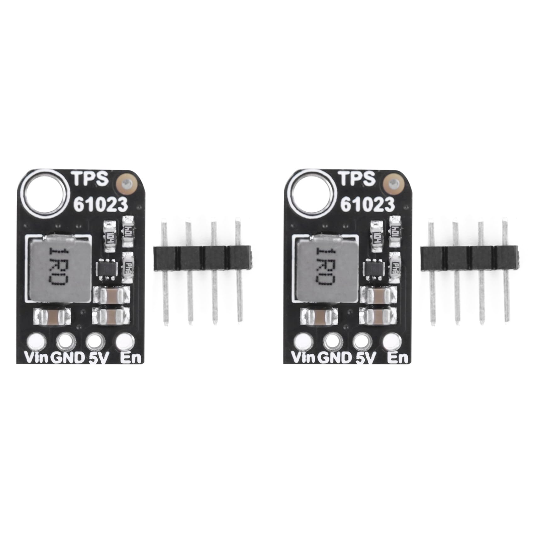 Jnchdghwa Black 2X Tps61023 Boost Module 5V 1A Boost Regulator Booster Board Voltage Step Up Module From 2-5Vdc To 5V
