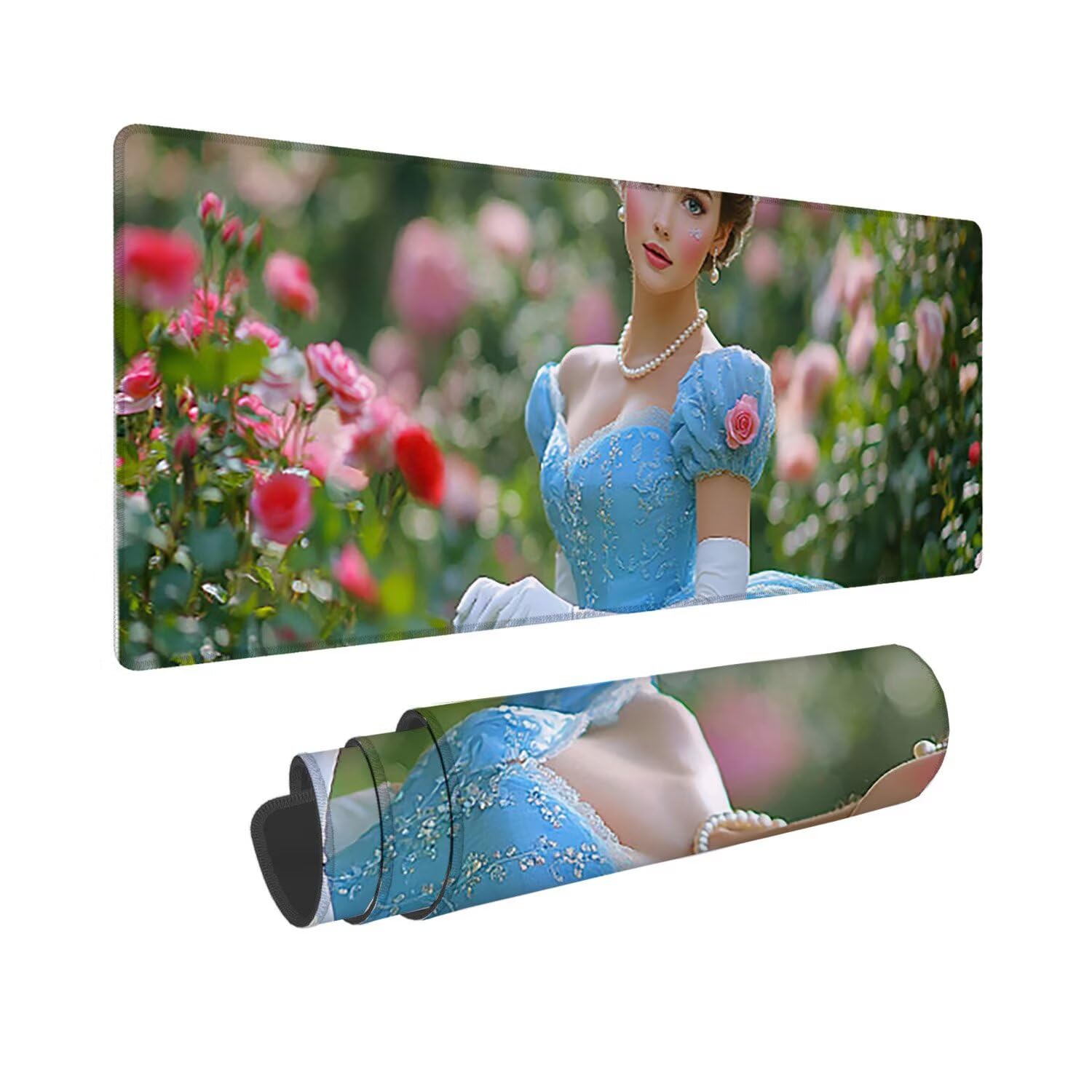 Podkładka pod mysz do gier, 1200 x 400 mm XXL Podkładka pod mysz do gier, duża, antypoślizgowa wodoodporna, rozszerzona długa podkładka pod mysz do klawiatury XXL, akcesoria biurowe, do gier